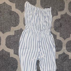 Striped jumpsuit